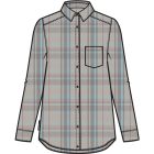 Black Diamond W PROJECT FLANNEL (Méret: S, Szín: Pewter-Belay Blue Plaid)