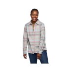 Black Diamond W PROJECT FLANNEL (Méret: S, Szín: Pewter-Belay Blue Plaid)