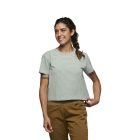 Black Diamond W BD STRIPE CROP SS TEE