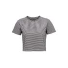 Black Diamond W BD STRIPE CROP SS TEE