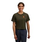 Black Diamond W FADED CROP SS TEE