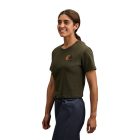 Black Diamond W FADED CROP SS TEE