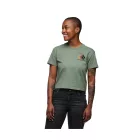 Black Diamond W FADED CROP SS TEE