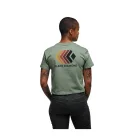 Black Diamond W FADED CROP SS TEE