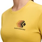 Black Diamond W FADED CROP SS TEE