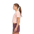 Black Diamond W FADED CROP SS TEE