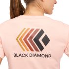 Black Diamond W FADED CROP SS TEE