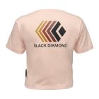 Black Diamond W FADED CROP SS TEE