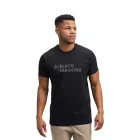 Black Diamond M MINI STACKED SS TEE