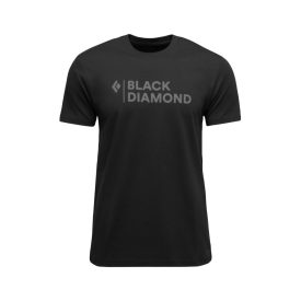 Black Diamond M MINI STACKED SS TEE