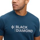 Black Diamond M MINI STACKED SS TEE