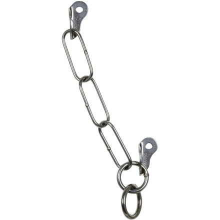 Plate belay station R (+2 rings) with lowering ring