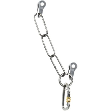 Plate belay station (with stainless steel Carabiner)