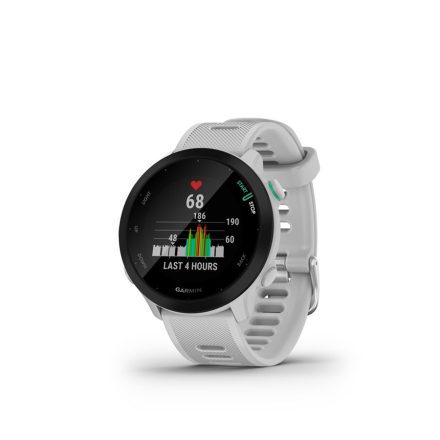 Garmin Forerunner 55 White heart rate watch