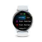Garmin Venu 3 Homokkő, ezüst kerettel Szilikon Szíjjal
