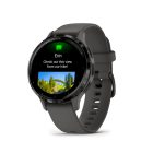 Garmin Venu 3s Szürke, szürke kerettel, szilikon szíjjal