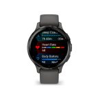 Garmin Venu 3s Szürke, szürke kerettel, szilikon szíjjal
