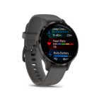 Garmin Venu 3s Szürke, szürke kerettel, szilikon szíjjal