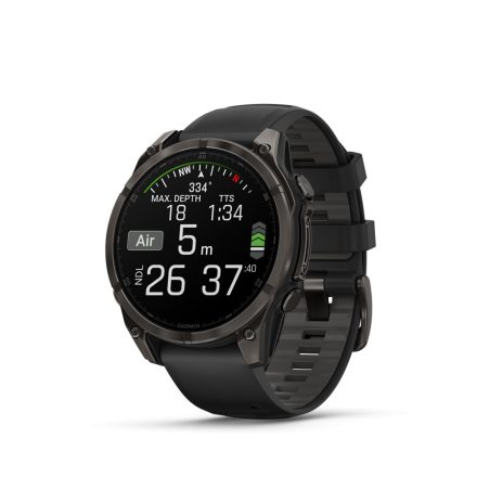 Garmin Fenix ​​8 Amoled 47mm Sapphire Carbon Gray DLC heart rate monitor