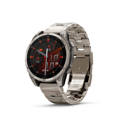 Garmin Fenix ​​8 Amoled 47mm Sapphire Titanium Ventilated Titanium Band heart rate monitor