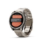 Garmin fenix 8 47mm AMOLED Sapphire, titanium, titanium fém szíjjal + grafitszürke szilikon szíjjal pulzusmérő óra