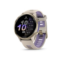 Garmin Forerunner 970 Soft Gold/Lila pulzusmérő óra