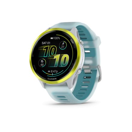 Garmin Forerunner 570 47mm Amp Yellow Aluminum with Translucent Whitestone/Turquoise Band