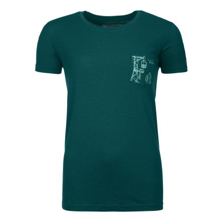 185 Merino Way To Powder T-shirt Women's