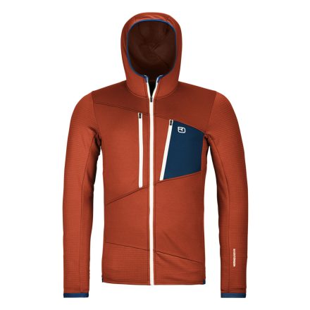 Fleece Grid Hoody Men's